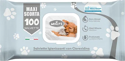WIPETS SALV. X100 CLOREXIDINA