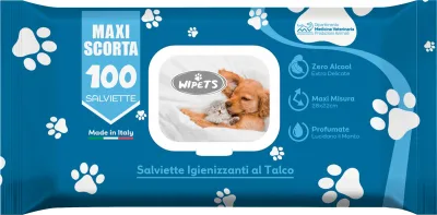 WIPETS SALV. X100 TALCO