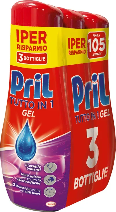 PRIL GEL ALLIN1 3X630ML CLASSI