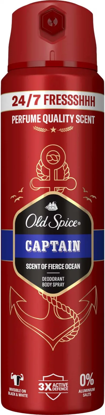 OLD SPICE SPRAY 150ML CAPTAIN